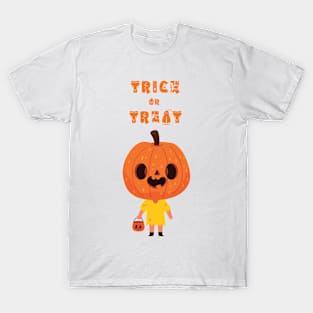 Halloween Pumpkin trick or treat costume T-Shirt